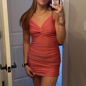 Lucy in the Sky Twist Mini Dress